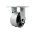 thumbnail image 1 of 6 Inch Extra Heavy Duty Semi Steel Cast Iron Wheel Rigid Top Plate Caster SCC, 1 of 2