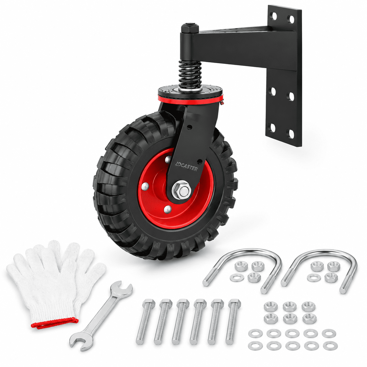 6 Inch Fence Gate Wheel For Wooden Heavy Duty With 650 Lbs Capacity 360 ...