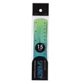thumbnail image 1 of 6 Inch Flexible Plastic Ruler, Precision Double Sided Measuring Ruler, Bendable Shatterproof Straight Edge Ruler, Clear Scale Metric Inch Ruler for Drawing Drafting Graphic Design, Green, 1 of 5