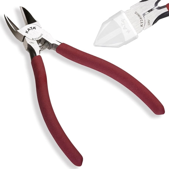 6-Inch Flush Cut Wire Cutters, Heavy Duty Side Cutter Pliers with Safety Cap, Sharp Snips for Crafting, Zip Ties, Floral Wire, Electrical, Jewelry, Chicken Wire, Artificial Flowers
