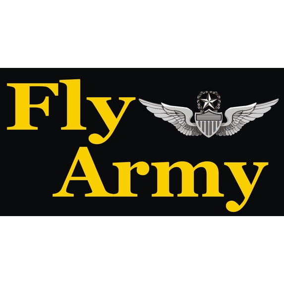 6 Inch Fly Army Master Aviator Decal Sticker