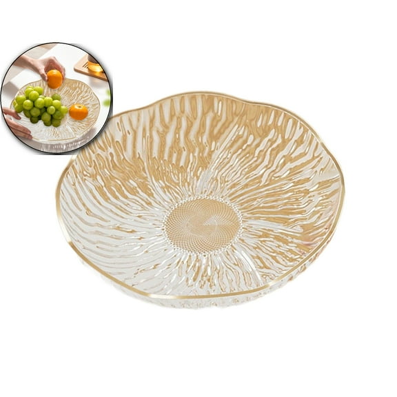 6 Inch Fruit Bowl, Candy Dish, Key Bowl for Entryway Table, Trinket Dish, Ring Dish, Jewelry Tray, Plastic Decorative Bowl for Bedside, Living Room Home Decor