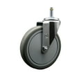 thumbnail image 1 of 6 Inch Gray Polyurethane Wheel Swivel 7/16 Inch Grip Ring Stem Caster SCC, 1 of 2