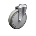 thumbnail image 1 of 6 Inch Gray Polyurethane Wheel Swivel Bolt Hole Caster Service Caster Brand, 1 of 2