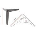 thumbnail image 1 of 6 Inch Grey Furniture Legs, Metal Legs for Furniture Set of 1,DIY Replacement for Sofa Legs, Cabinet Legs, Couch Legs, Ottoman Legs, Table Legs and Dresser Legs, 1 of 8