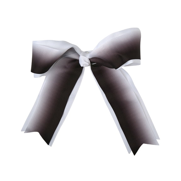 6 Inch Grosgrain Ribbon Ombre Hair Bow with Tails