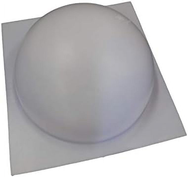 6 Inch Half Sphere Plastic Craft Mold To Make Using Concrete Or Plaster