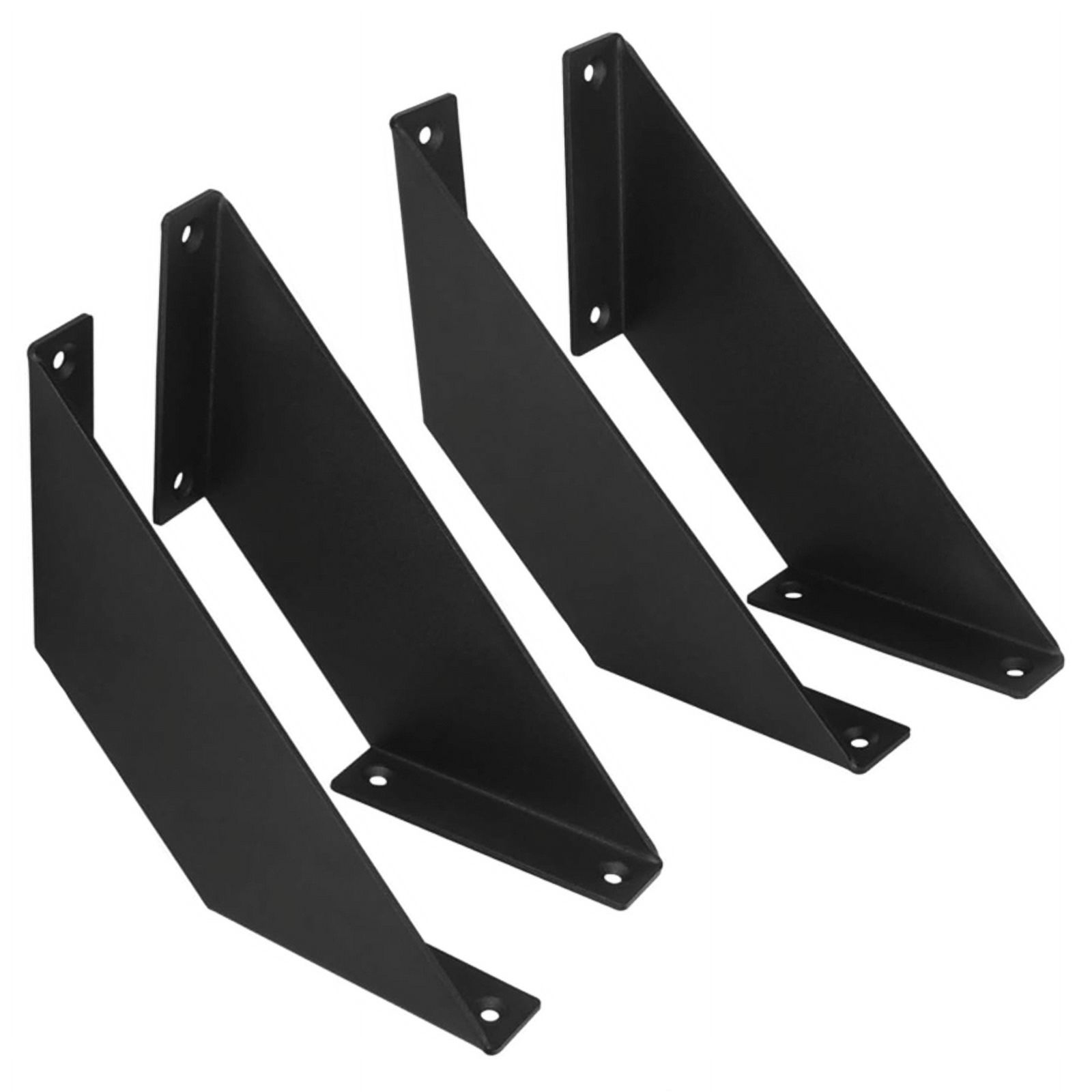 6Inch Heavy Duty Angle Shelf Brackets Floating Shelves Support Brackets Sleek and Decorative