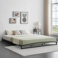 thumbnail image 1 of 6 Inch Heavy Duty Metal Platform Bed Frame Low Profile, Mattress Foundation, No Box Spring Needed, 1 of 7