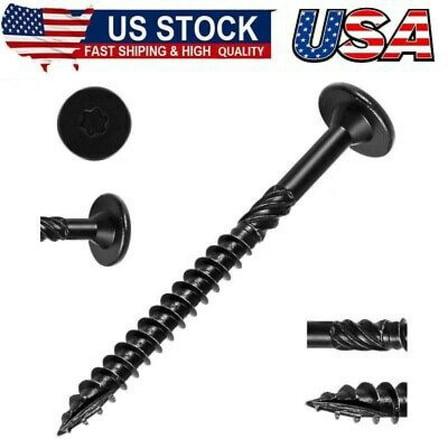 6 Inch Heavy-Duty Outdoor Deck Screws, 50Pcs Star Drive Decking Wood Screws