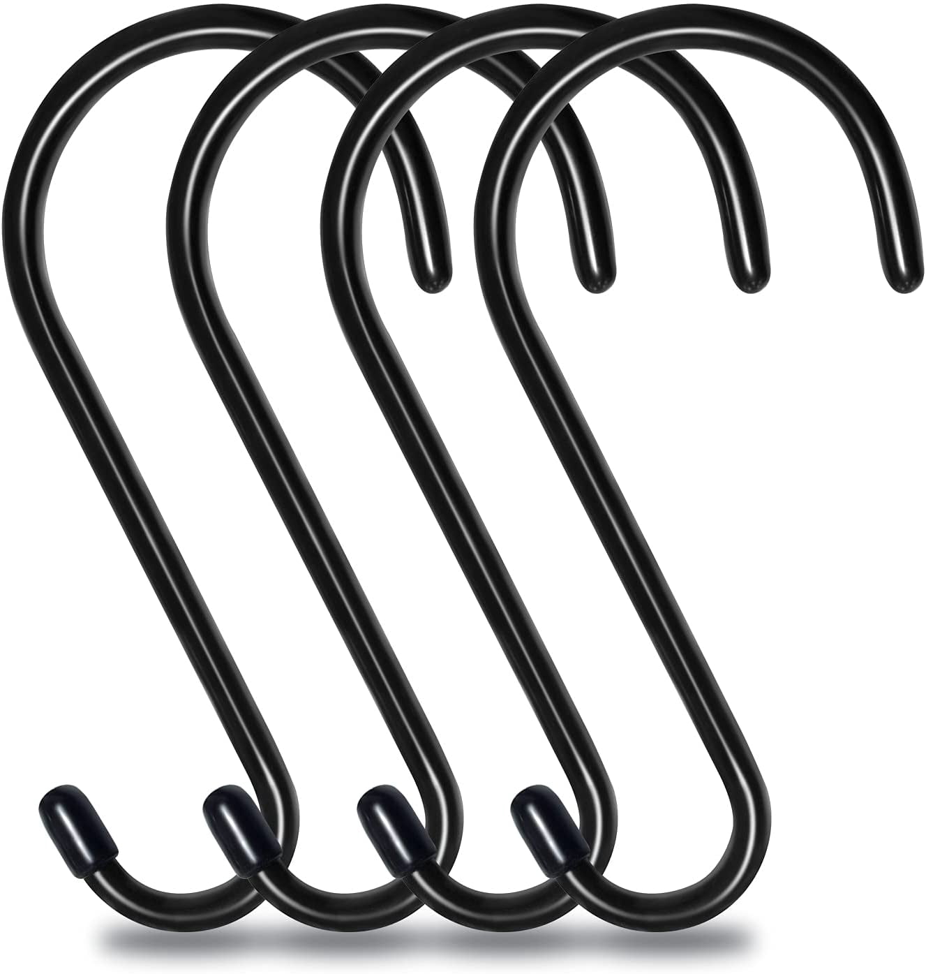 DINGEE 20 Pack Vinyl Coated S Hooks For Hanging,Heavy Duty