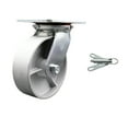 thumbnail image 1 of 6 Inch Heavy Duty Semi Steel Caster with Ball Bearing and Swivel Lock SCC, 1 of 2