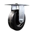 thumbnail image 1 of 6 Inch Heavy Duty Top Plate Phenolic Rigid Caster with Roller Bearing SCC, 1 of 2