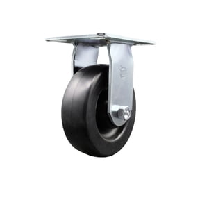 6 Inch Heavy Duty Top Plate Polyolefin Rigid Caster with Roller Bearing SCC