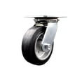 thumbnail image 1 of 6 Inch Heavy Duty Top Plate Rubber on Aluminum Swivel Caster with Ball Bearing, 1 of 2