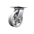 thumbnail image 1 of 6 Inch Heavy Duty Top Plate V Groove Semi Steel Swivel Caster with Ball Bearing, 1 of 2