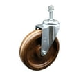 thumbnail image 1 of 6 Inch High Temp Phenolic Wheel Swivel 10mm Threaded Stem Caster SCC, 1 of 2