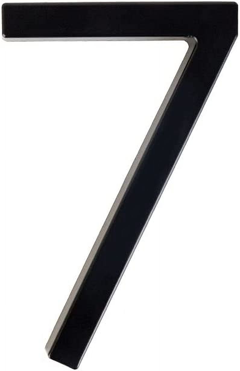 6Inch House Numbers Premium Aluminium 3D Shadow Effect Mounting