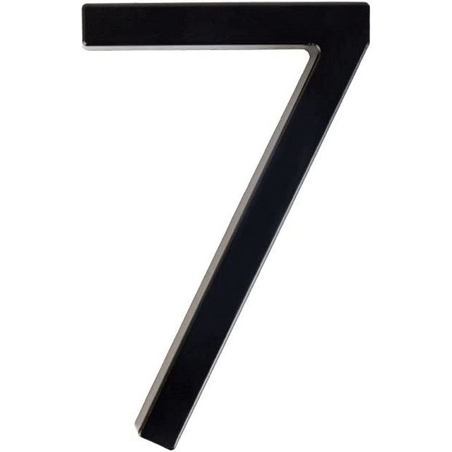 6Inch House Numbers Premium Aluminium 3D Shadow Effect Mounting