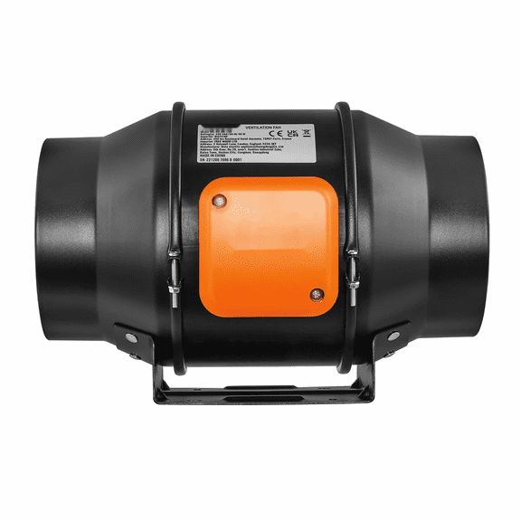 6 Inch Inline Duct Fan 402 CFM - Temp/Humidity Controller, Quiet EC Motor, Ventilation for Grow Tents & Hydroponics