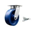 thumbnail image 1 of 6 Inch Kingpinless Solid Poly Wheel Swivel Caster with Swivel Lock SCC, 1 of 2