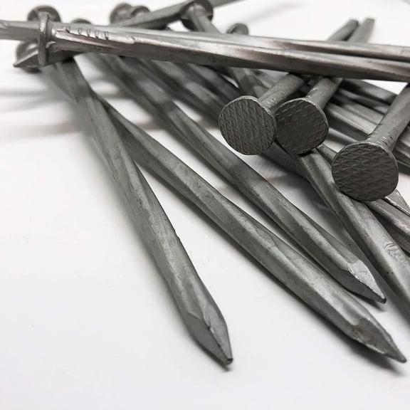 6-Inch Landscape Stakes, Spiral Galvanized Landscape Spikes, Garden Nails for Artificial Turf, Paver-Lawn Edging. Large nails that are rust resistant great for carpentry, anchoring spikes 25