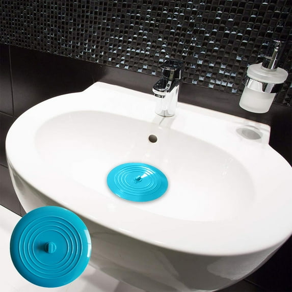 6-Inch Large Bathtub Stopper - Universal Sink Washbasin Plug, Flat Suction Cover Bathroom Accessory, Leak-Proof Drain Stopper for Bathtub Sink Washbasin