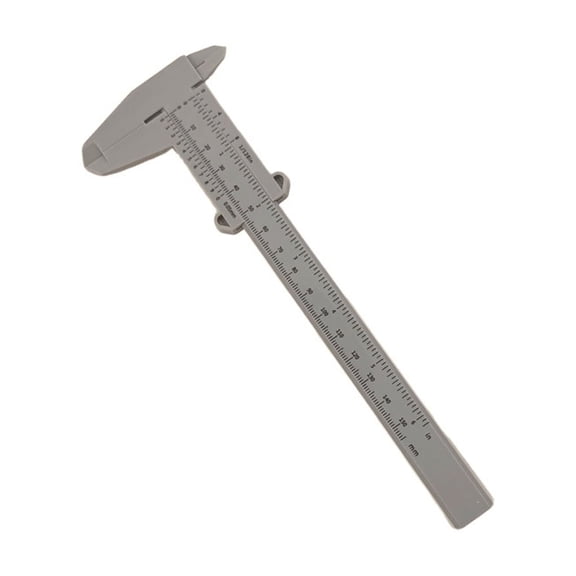 6-Inch Lightweight Plastics Caliper duals Scale Measuring Tool for Accurate MM & Inch Readings
