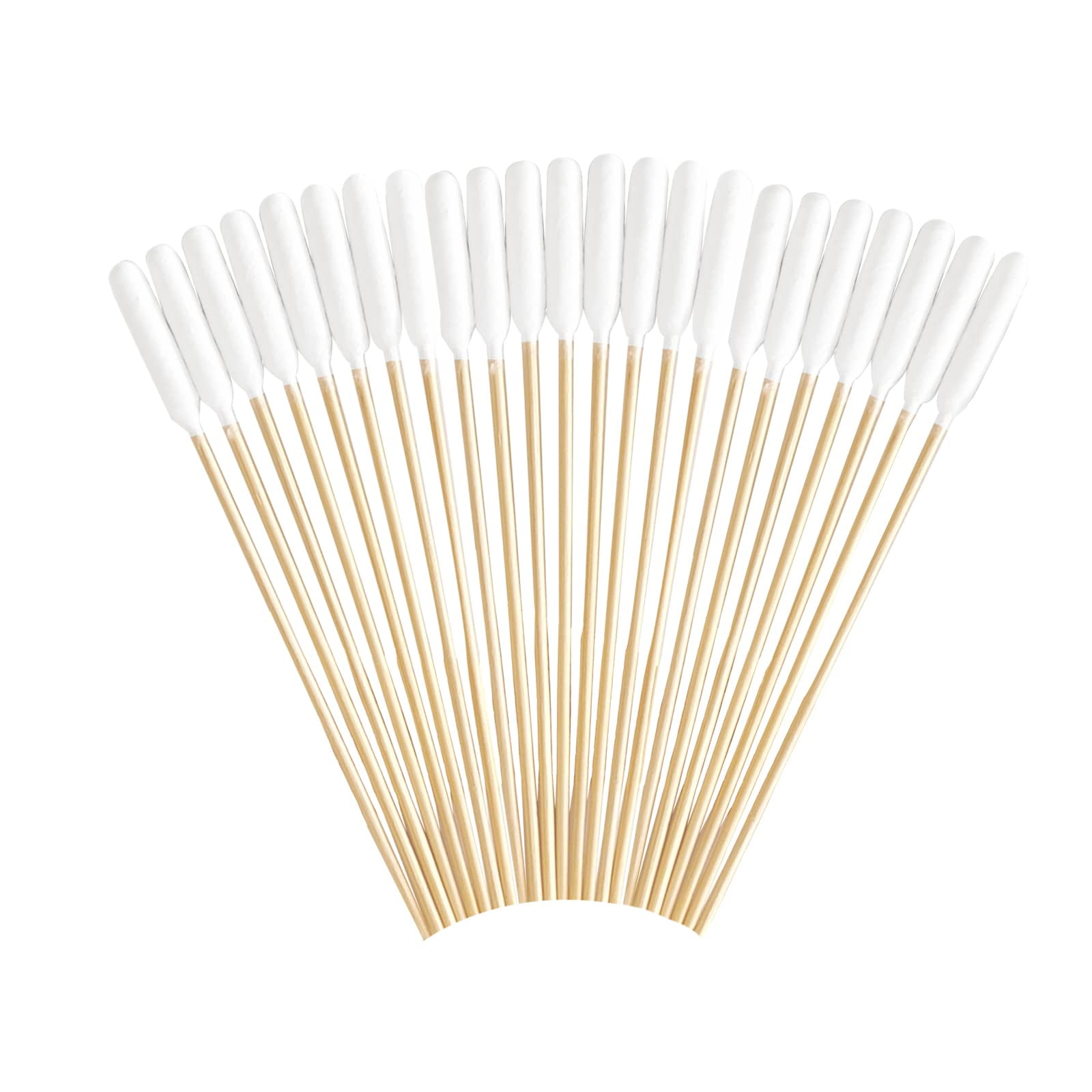 Eyxformula 200 Pcs 6 Inch Gun Cleaning Cotton Swabs With Double Pointed Tips, Strong Bamboo Sticks, Lint Free Long Cotton Swabs For Precision Cleaning Firearms, Electronics, Tight Spots, Detailing