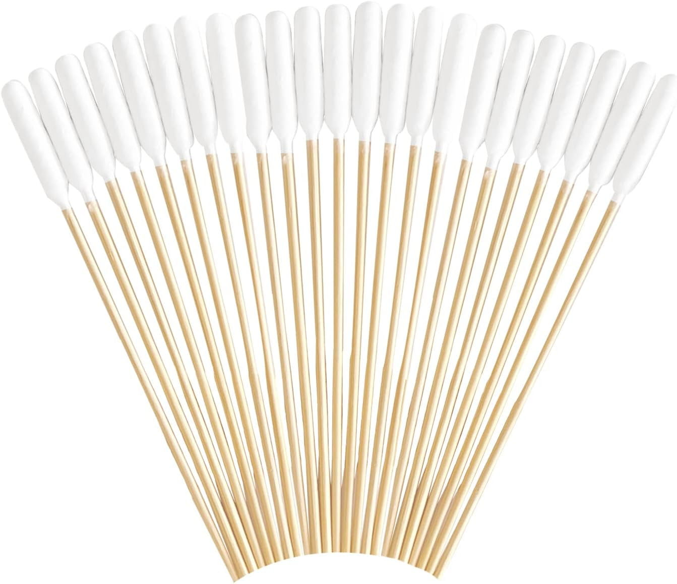 6 Inch Long Cotton Swabs for Dogs CatSmall Pet Ears Cleaning, Pet Cotton Ear Buds Swabs,Ear Cleaning Swabs with Bamboo Handle,Apply for Daily Ear Cleaning Removes Wax, Dirt (200pcs)