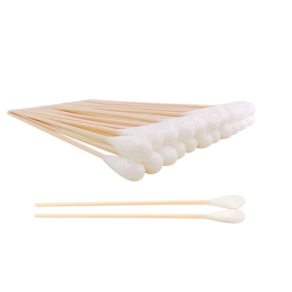 6 Inch Long Cotton Swabs (Large Size) 400pcs,Large Cotton Buds with Bamboo Handle for Pets, Gun Cleaning or Makeup