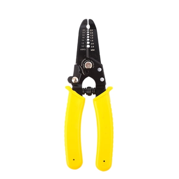 6 Inch Manual Wire Stripper, Electrician Cable Peeling Cutter, Single Tone Wiring Tool, Handheld Metal Plier for Household Circuit Wire Stripping Cutting Repair Work