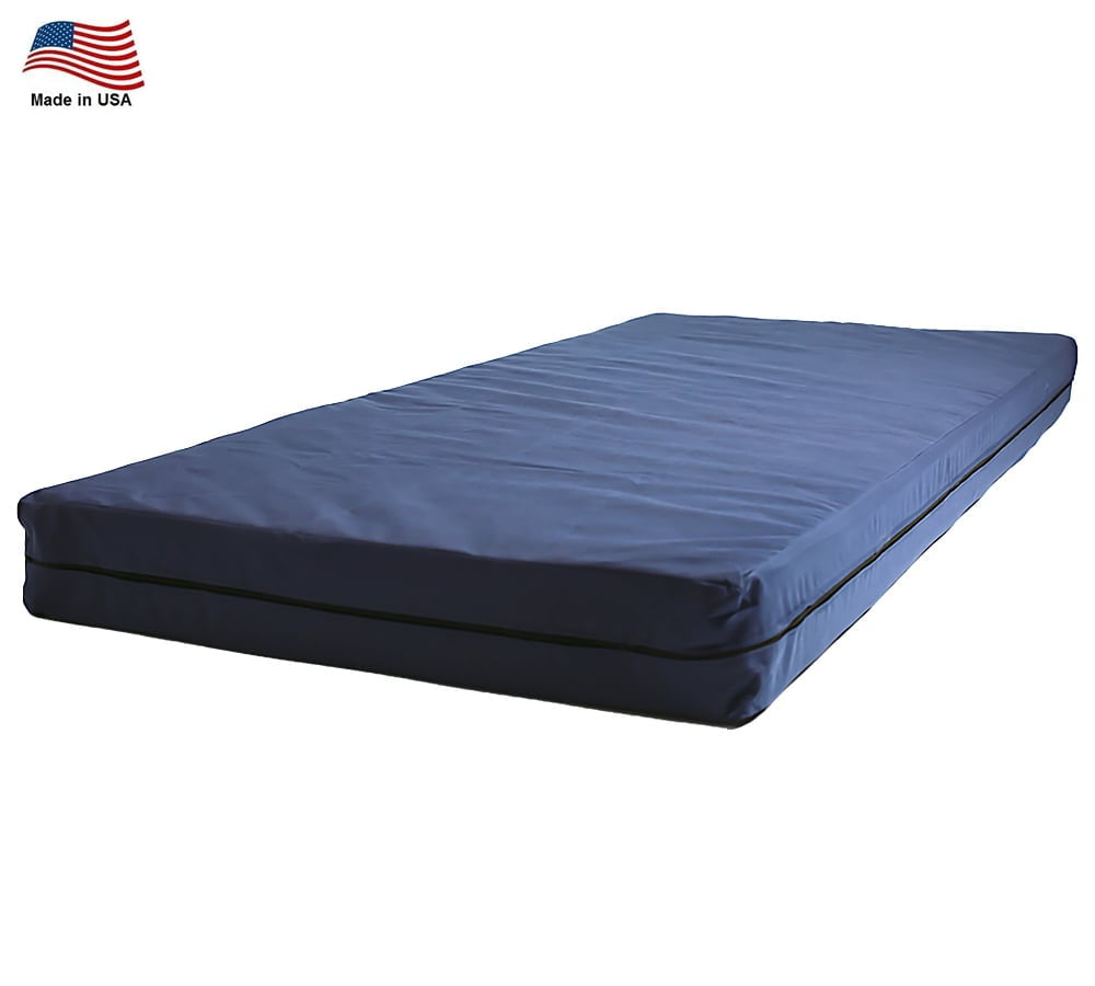 6 Inch Mattress for RV Trailer 38"x80" - Luxury Foam with Pinstripe Design & Quilted Cover Both Sides w/ 3/4" Zippered Cover - Breathable Trailer Bed Mattress for Truckers