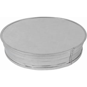 6 Inch Metal Duct End Cap, Galvanized Vent Pipe Cover