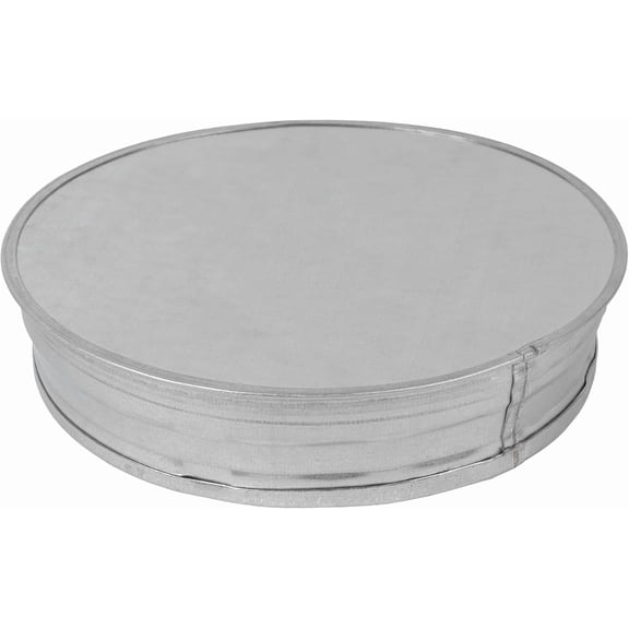 6 Inch Metal Duct End Cap, Galvanized Vent Pipe Cover