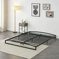 thumbnail image 1 of 6 Inch Metal King Size Platform Bed Frame with Metal Slat Support Mattress Foundation, No Box Spring Needed (King ), 1 of 5