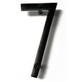 thumbnail image 1 of 6 Inch NACH Floating Mount Shadow House Address Number For Outside or Inside, Metal Modern House Numbers For Mailbox, Front Door, Maximum Rust Protection, Black Aluminum, Number 7, HH-SDW6-BLK-7, 1 of 5