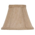 thumbnail image 1 of 6 Inch Natural Belgium Linen Barrel Bell Chandelier Lamp Shade, 1 of 2