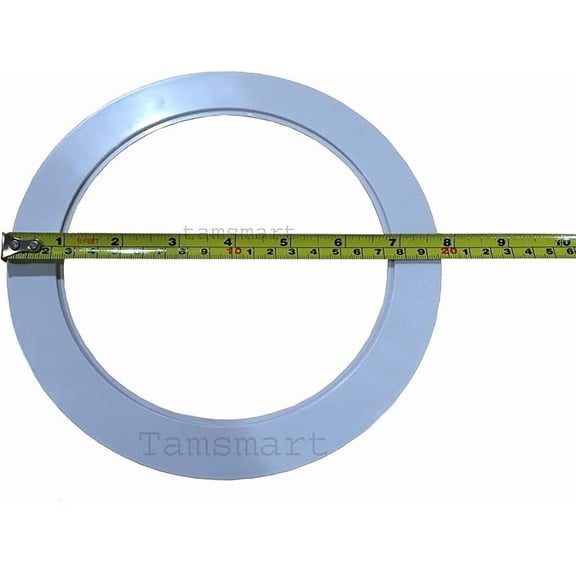6" Inch Over Size White Light Trim Ring for Recessed Can and Oversized Light Fixture