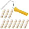 thumbnail image 1 of 6 Inch Paint Roller, 11 Piece Mini Roller for All Paints, Acrylic Paint Roller,Paint Roller Refills, Paint Roller Covers,Paint kit,Home Repair Paint Roller Kits, 1 of 5