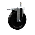 thumbnail image 1 of 6 Inch Phenolic Swivel 7/16 Inch Grip Ring Stem Caster with Total Lock Brake SCC, 1 of 2