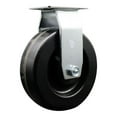 thumbnail image 1 of 6 Inch Phenolic Wheel Rigid Caster with Ball Bearing Service Caster, 1 of 2