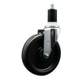 thumbnail image 1 of 6 Inch Phenolic Wheel Swivel 1-1/2 Inch Expanding Stem Caster SCC, 1 of 2