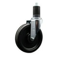 thumbnail image 1 of 6 Inch Phenolic Wheel Swivel 1-5/8 Inch Expanding Stem Caster SCC, 1 of 2