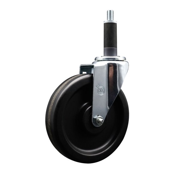 6 Inch Phenolic Wheel Swivel 1 Inch Expanding Stem Caster SCC