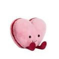 thumbnail image 1 of 6 Inch Pink & Red Heart Macaron Plush Doll - Cute Smiling Stuffed Animal Collectible, Perfect Valentine’s Day Gift for Her & Holiday Decor (Colette Heart Macaron), 1 of 5
