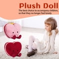 thumbnail image 1 of 6 Inch Pink & Red Heart Macaron Plush Doll - Cute Smiling Stuffed Animal Collectible, Perfect Valentine’s Day Gift for Her & Holiday Decor (Mix), 1 of 6