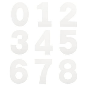6 Inch Plastic Number Stencils Set for Cake Stencil Address Number Painting Stencils Templates