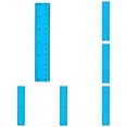 thumbnail image 1 of 6 Inch Plastic Straight Ruler, Multicolor Clear Centimeter Measuring Scale, Study Ruler, Multicolor Clear Measuring Ruler, Colored Plastic Drafting Ruler, Precise Measuring Ruler,Blue 5PC, 1 of 5