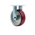 thumbnail image 1 of 6 Inch Poly on Aluminum Wheel Rigid Caster with Ball Bearing Service Caster, 1 of 2